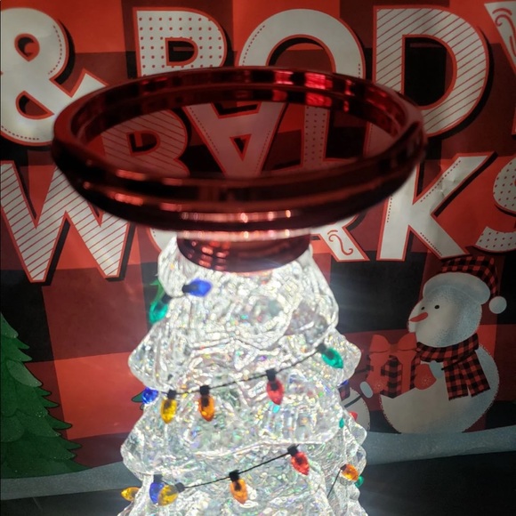 CHRISTMAS TREE WATER GLOBE PEDESTAL
3-Wick Candle Holder - Picture 4 of 14